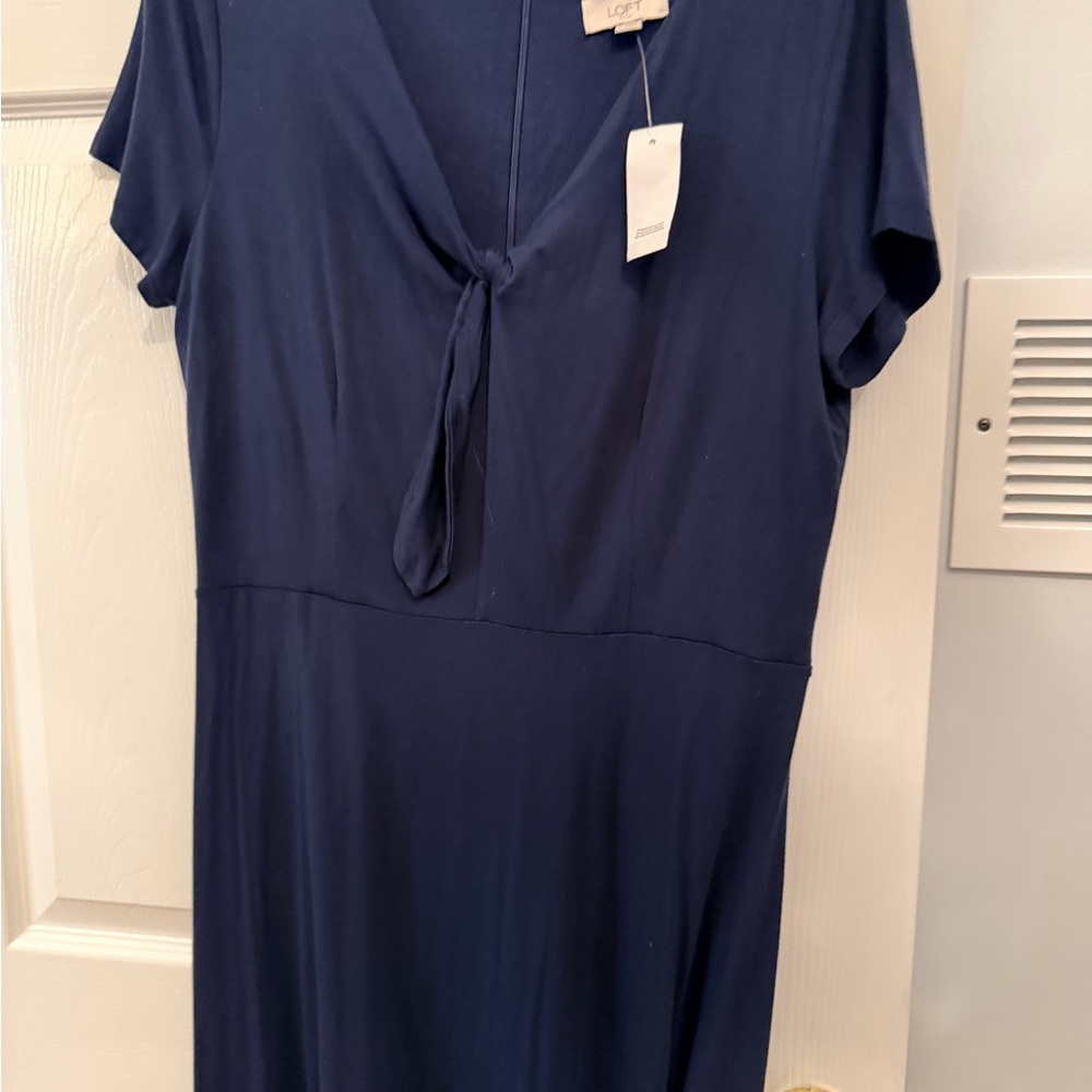 NWT Ann Taylor LOFT Classic Navy Dress